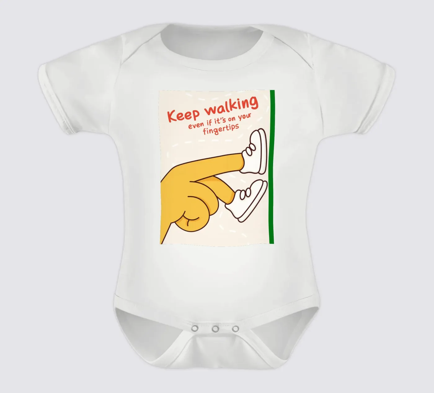 continuare a camminare body neonato maniche corte da rapunsell