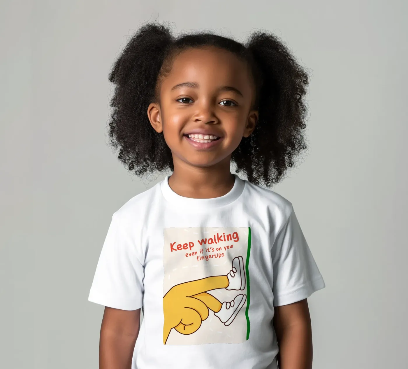 keep walking t-shirt enfant de rapunsell
