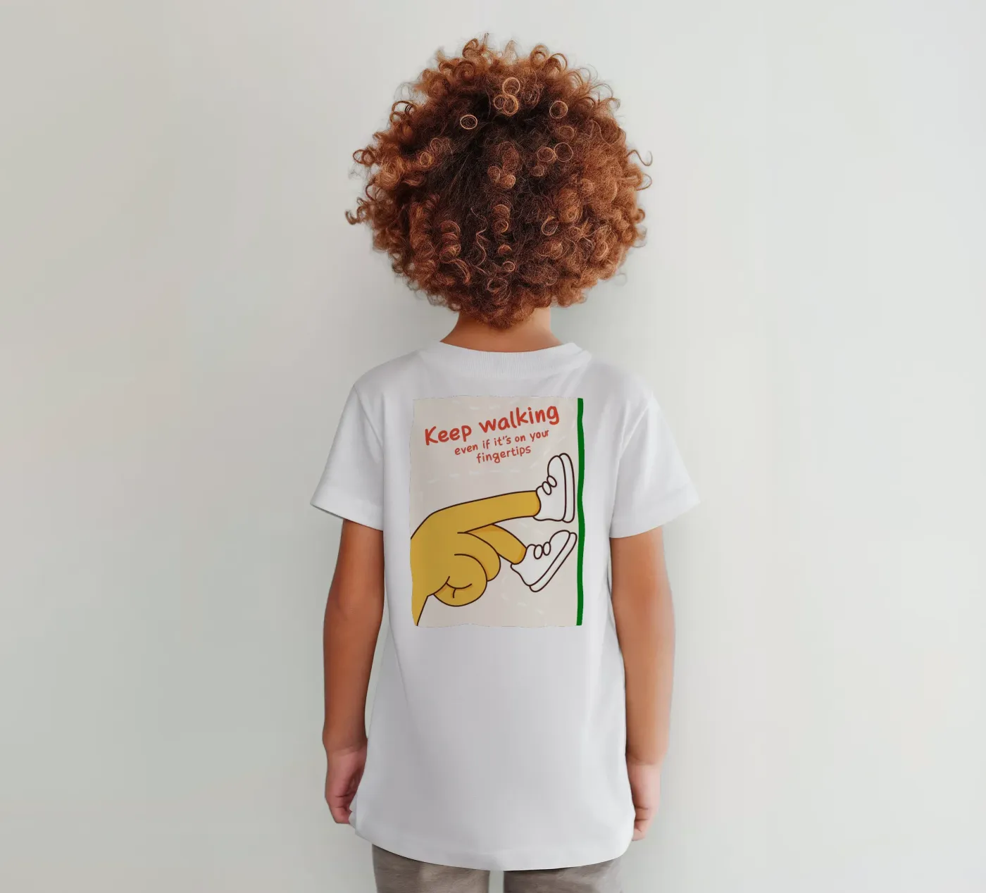 keep walking t-shirt bambini da rapunsell