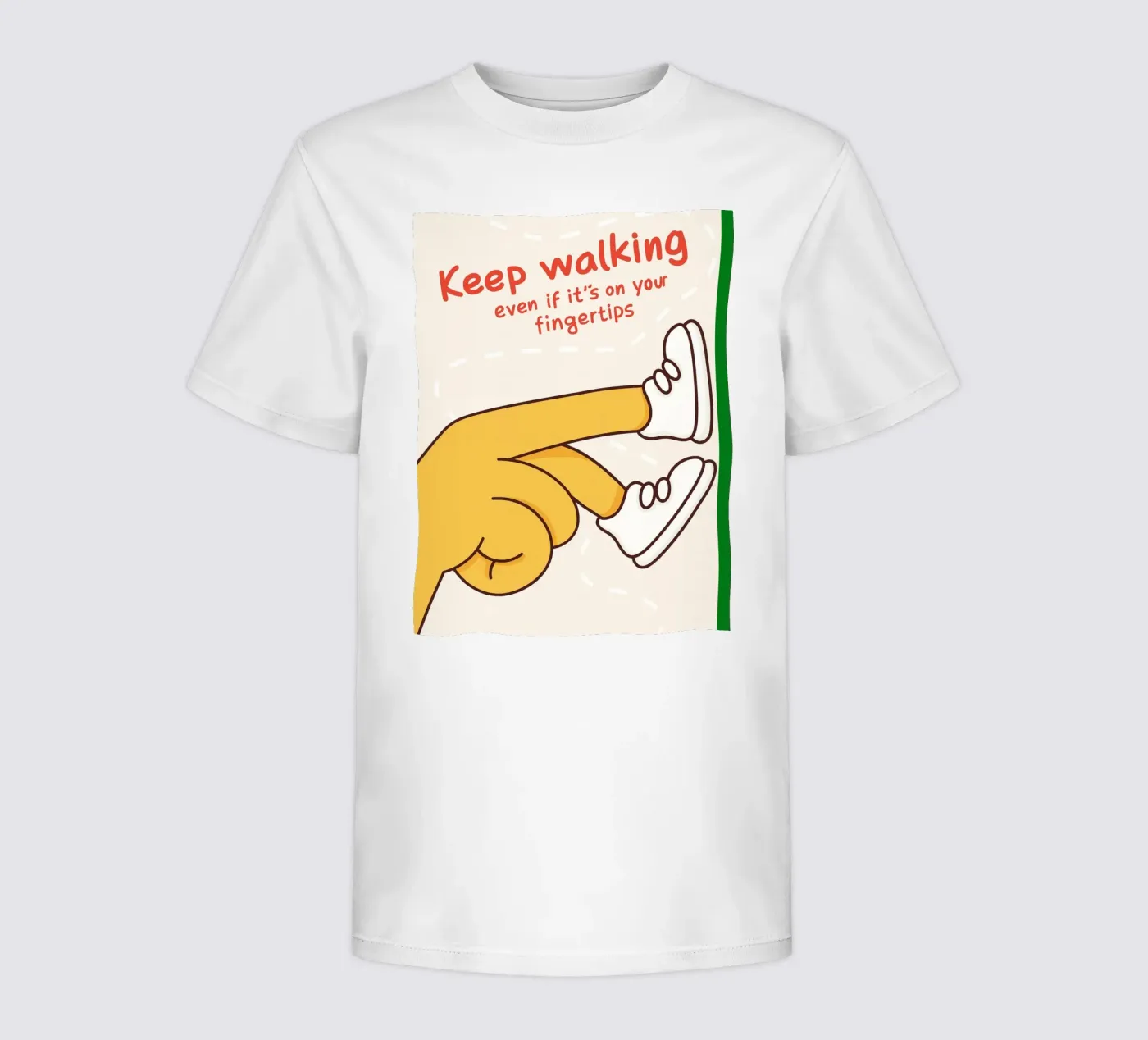 keep walking t-shirt bambini da rapunsell
