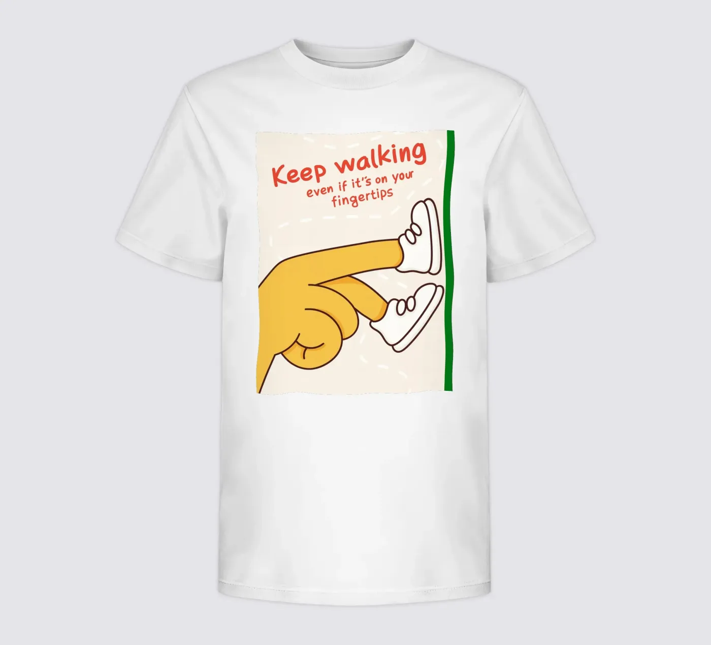 keep walking t-shirt enfant de rapunsell