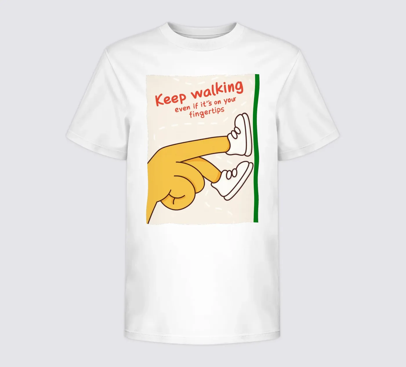 keep walking t-shirt bambini da rapunsell