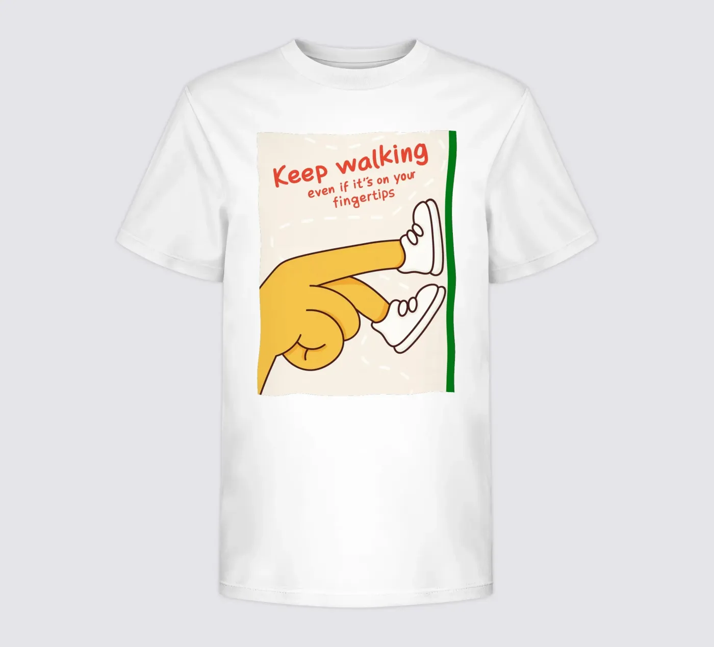 keep walking t-shirt enfant de rapunsell