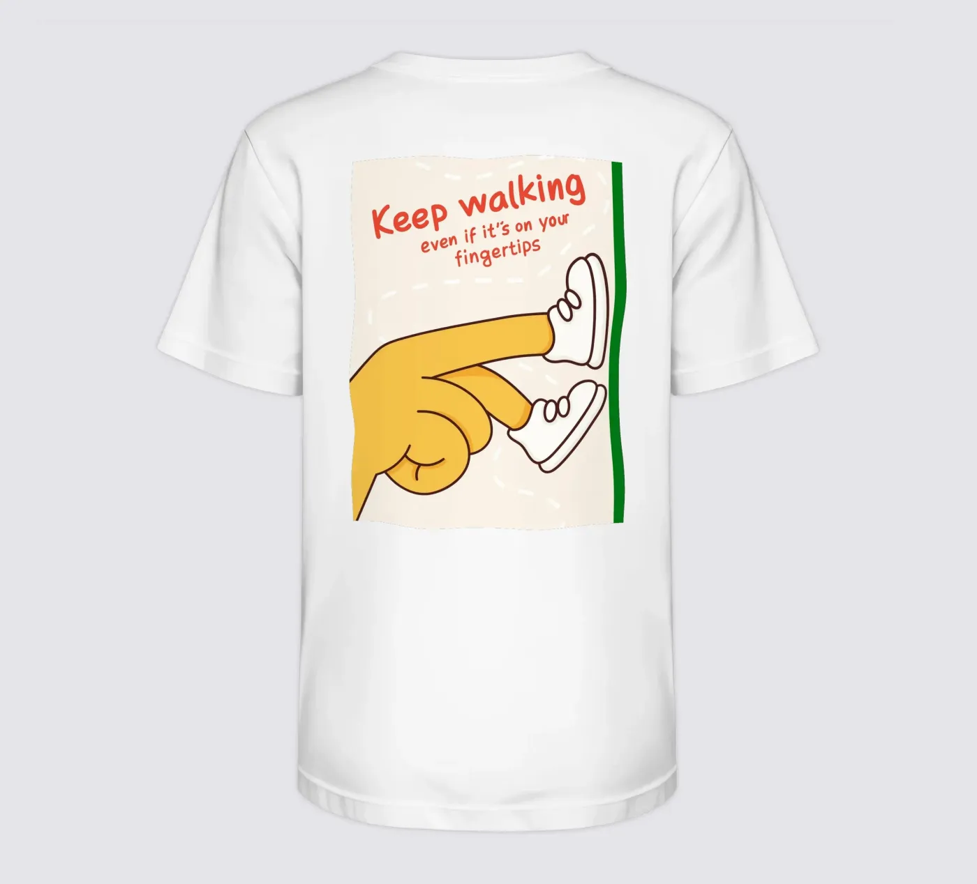 keep walking t-shirt bambini da rapunsell