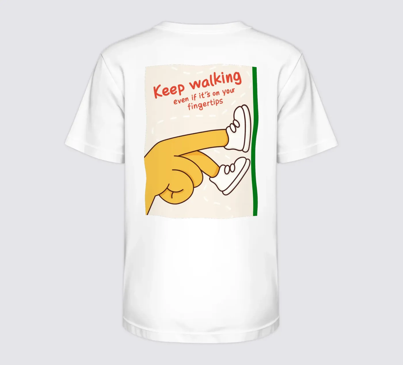 keep walking t-shirt bambini da rapunsell