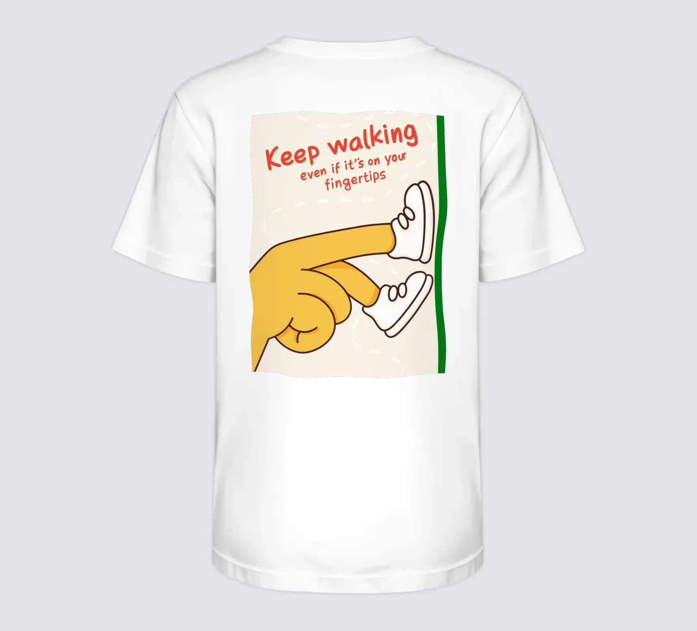 keep walking t-shirt enfant de rapunsell