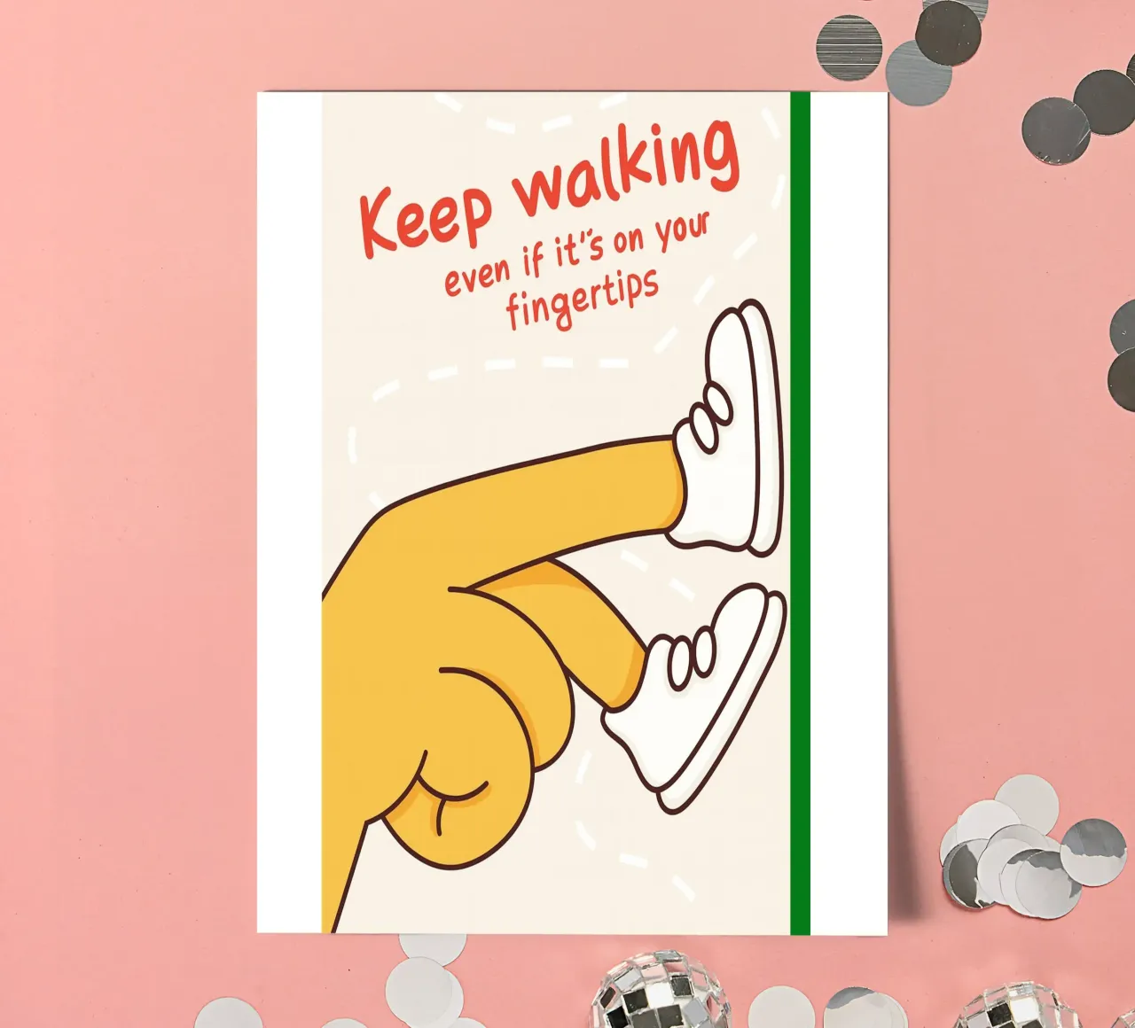 keep walking sticker sheet by rapunsell