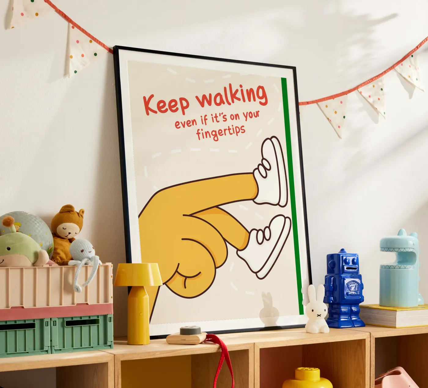 keep walking poster de rapunsell
