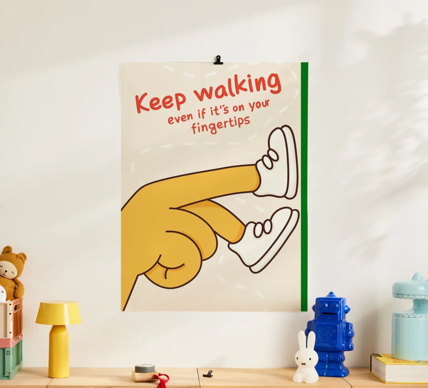 keep walking poster de rapunsell
