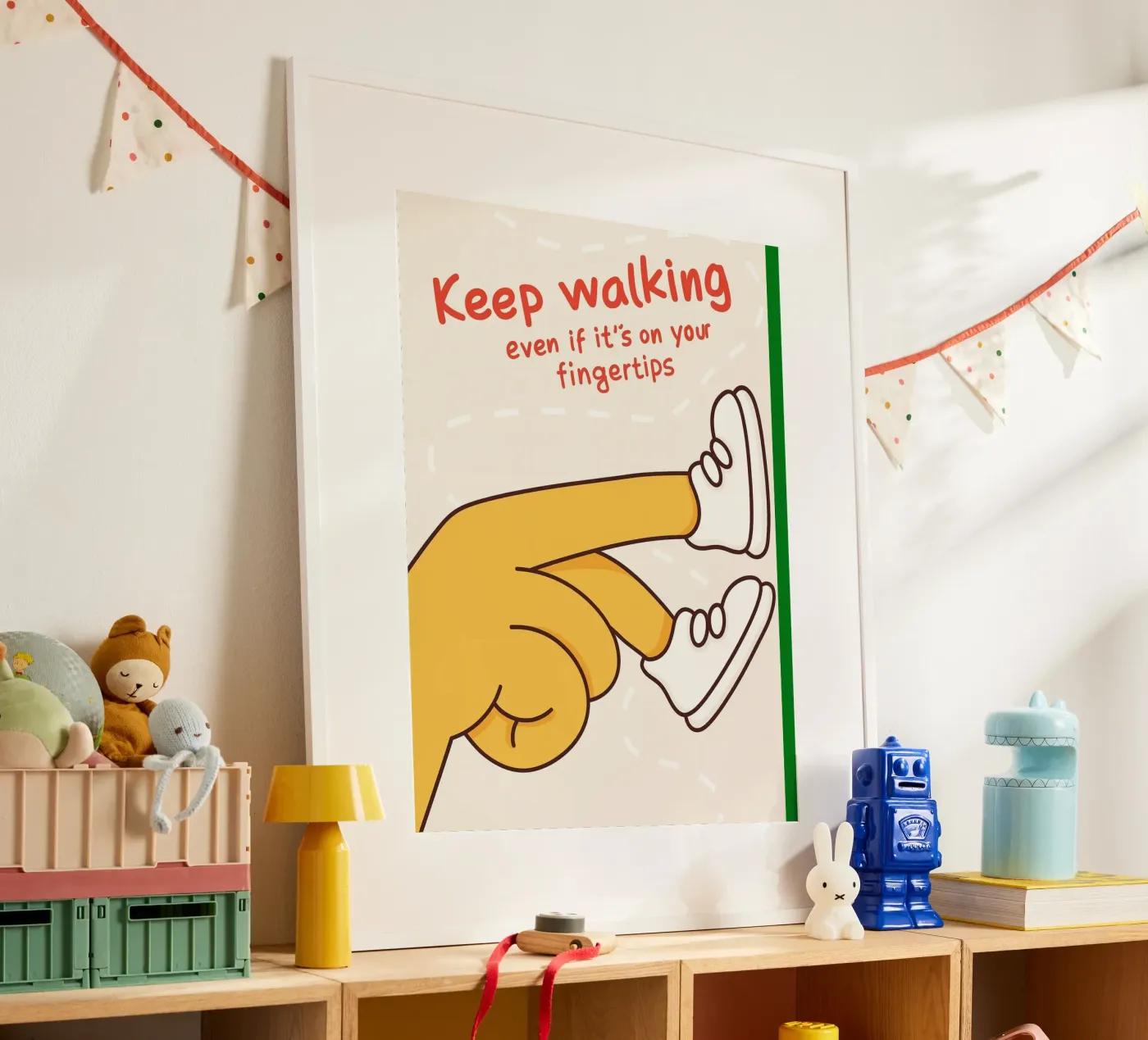 keep walking poster de rapunsell