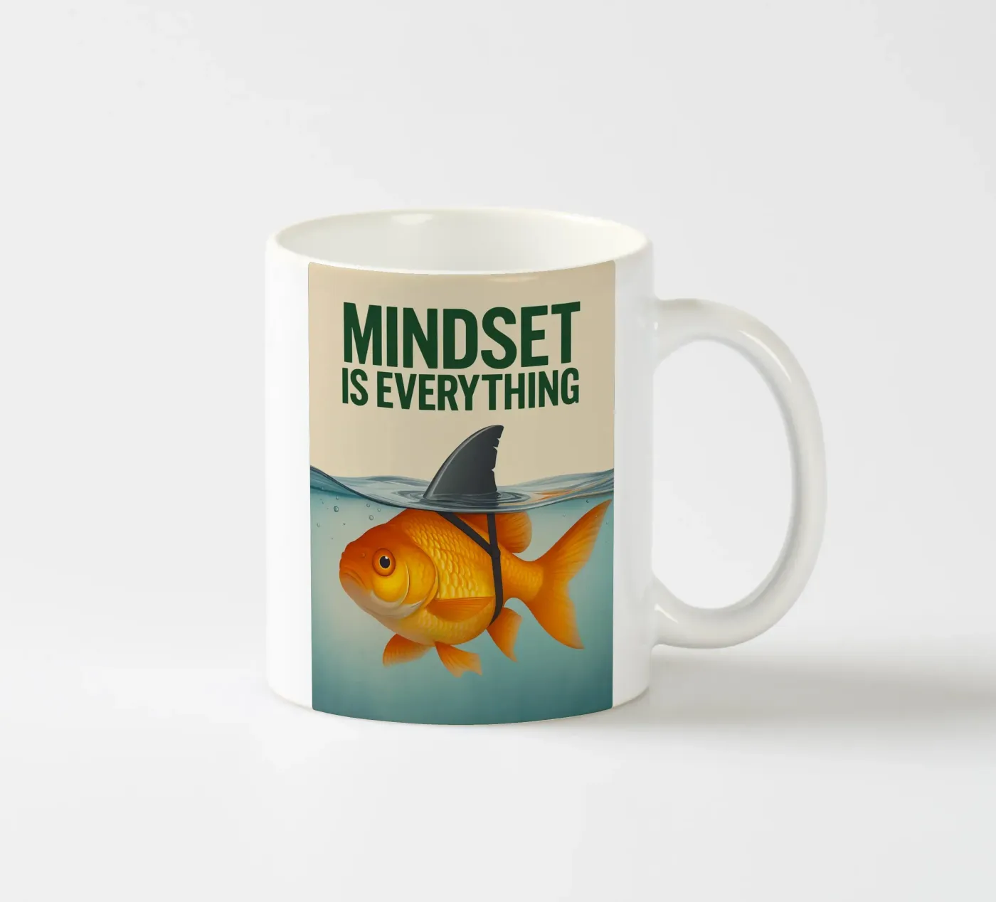 mindset is everything ceramic mug by rapunsell