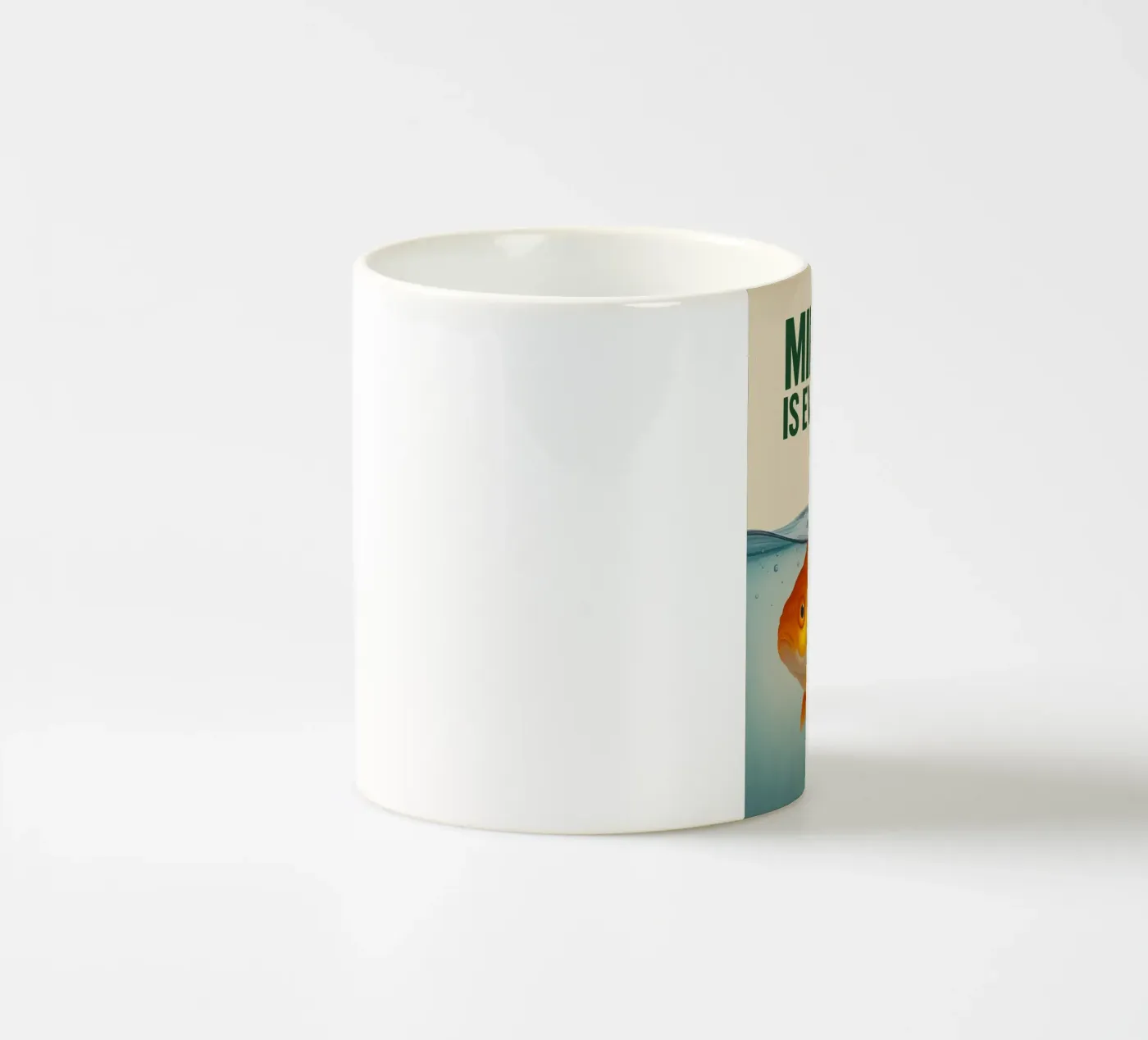 mindset is everything ceramic mug by rapunsell