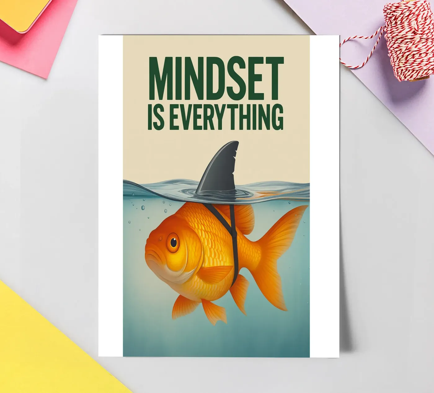 mindset is everything sticker sheet by rapunsell