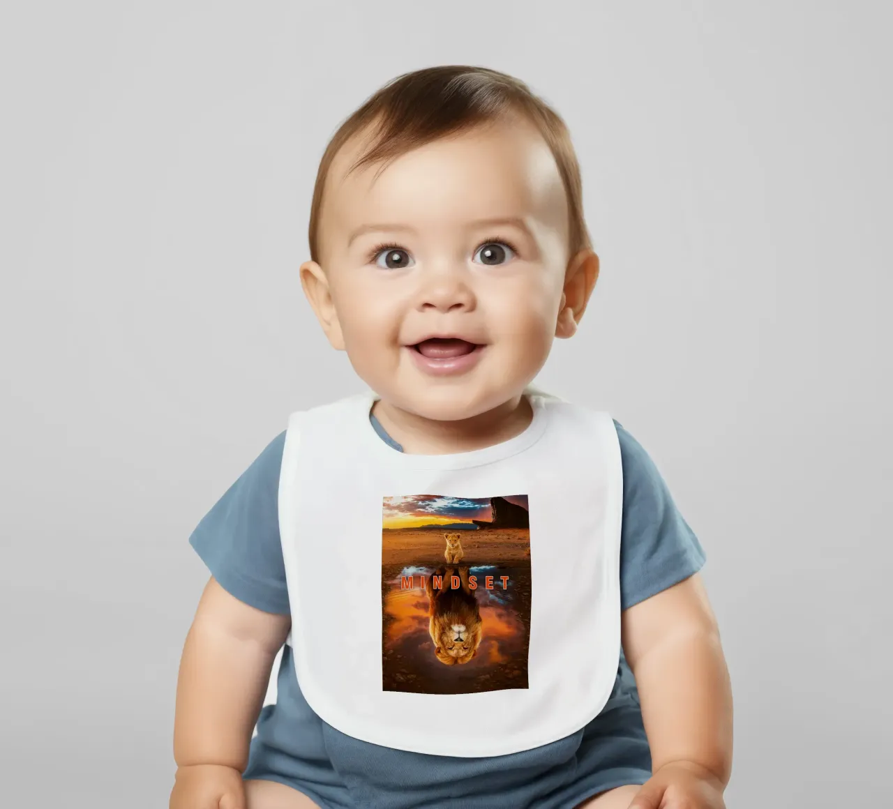 mindset baby bib by rapunsell