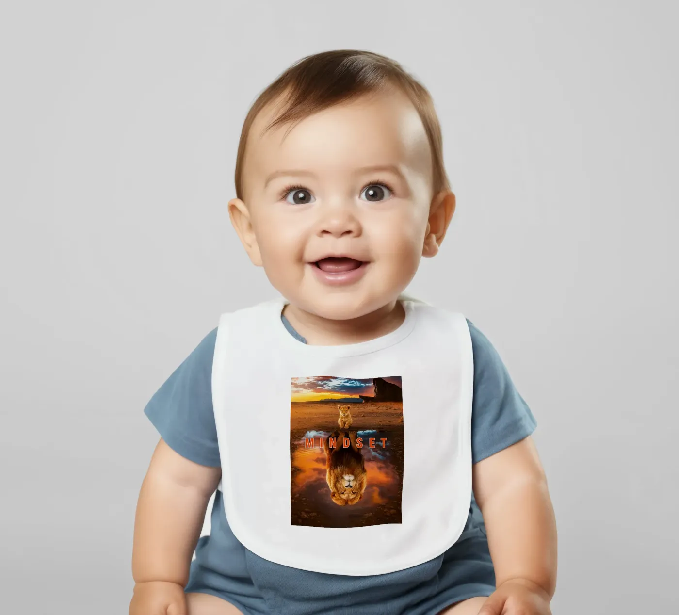 mindset baby bib by rapunsell