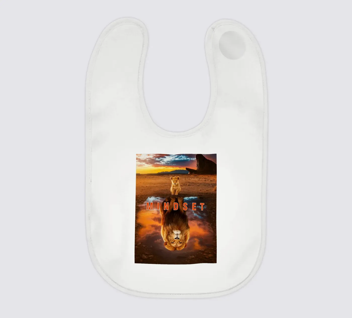 mindset baby bib by rapunsell