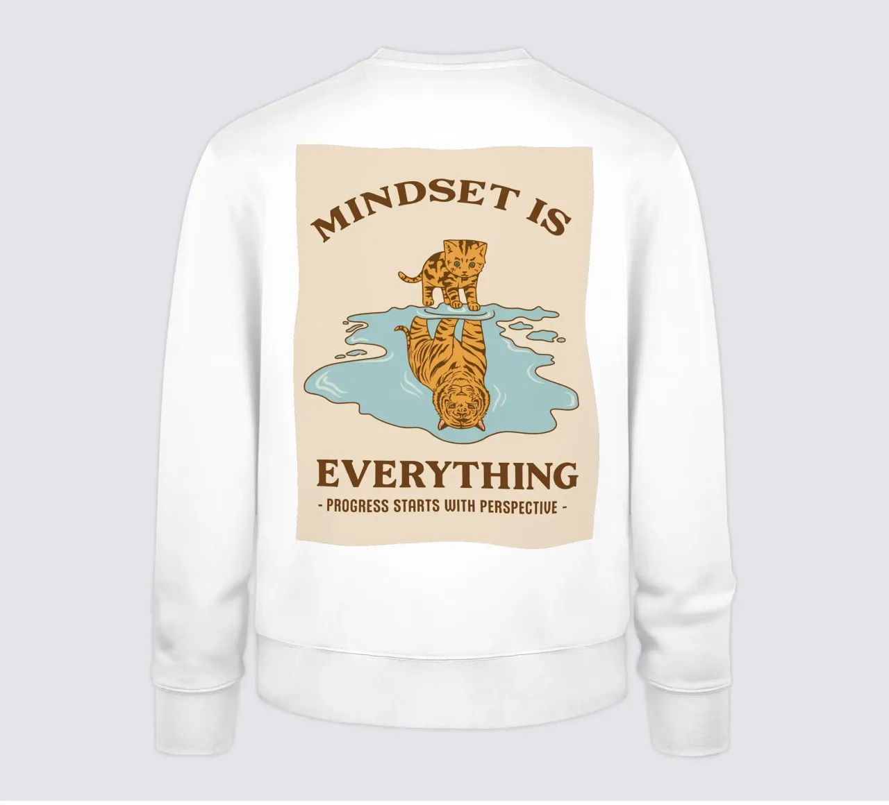 il progresso inizia con la prospettiva felpa da rapunsell