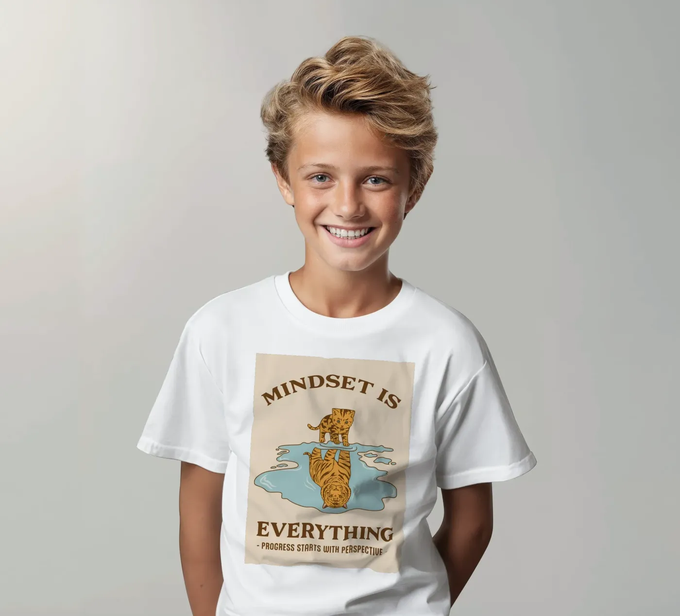 progress start with perspective t-shirt bambini da rapunsell