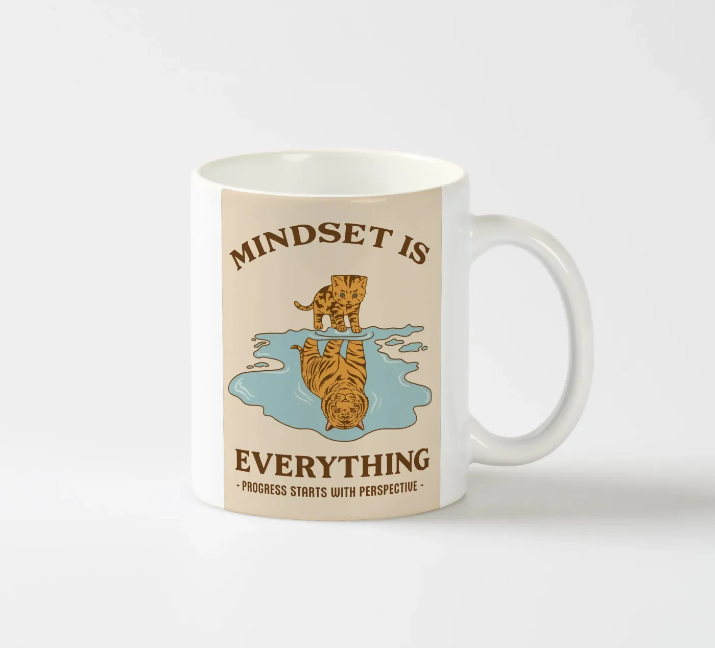 progress start with perspective ceramic mug by rapunsell