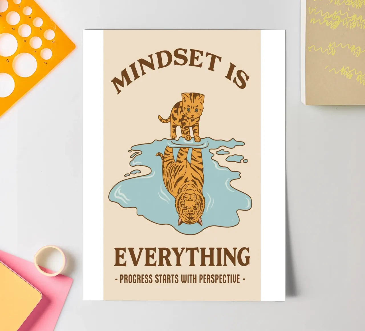 progress start with perspective sticker sheet by rapunsell