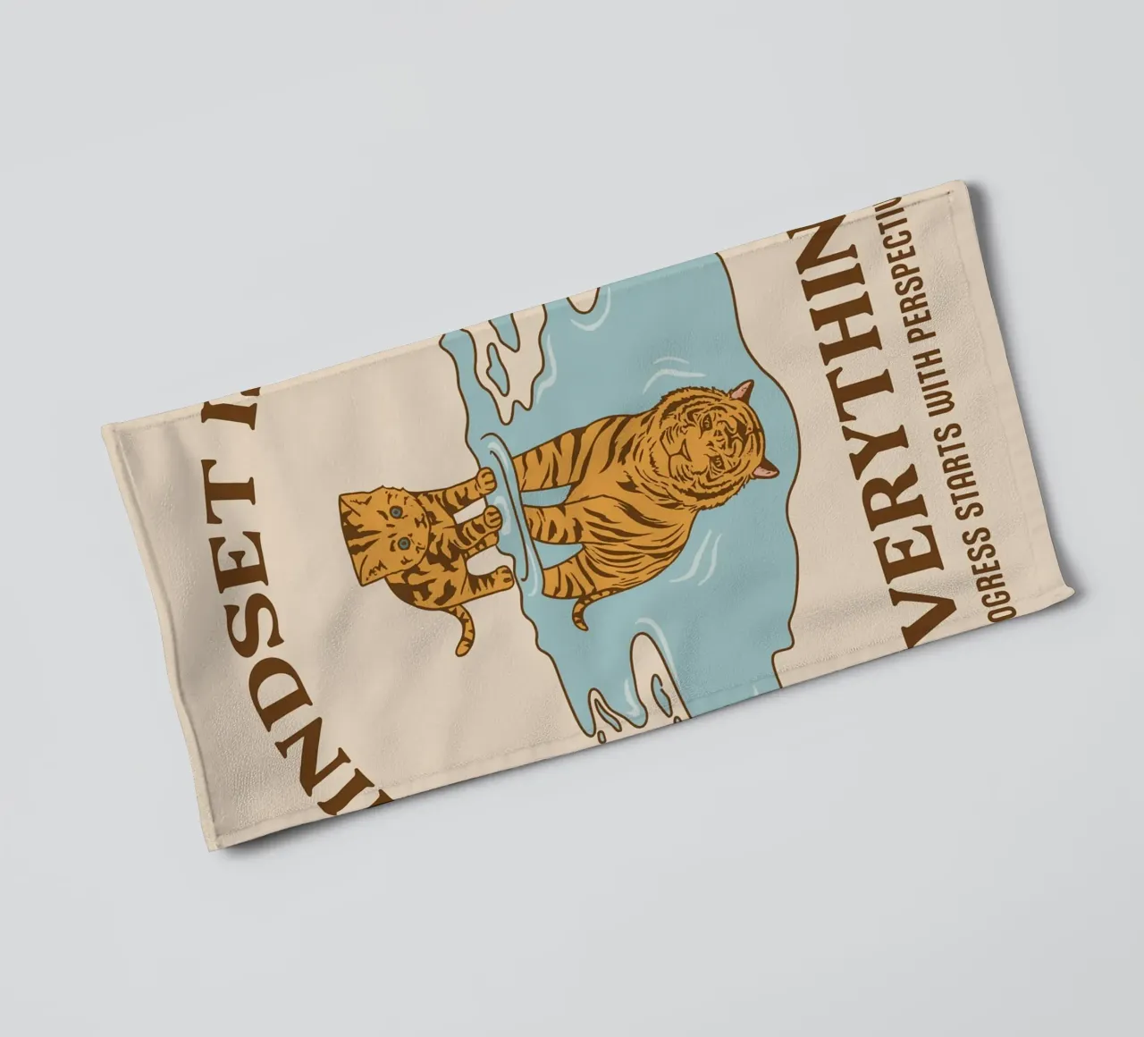 progress start with perspective towel by rapunsell