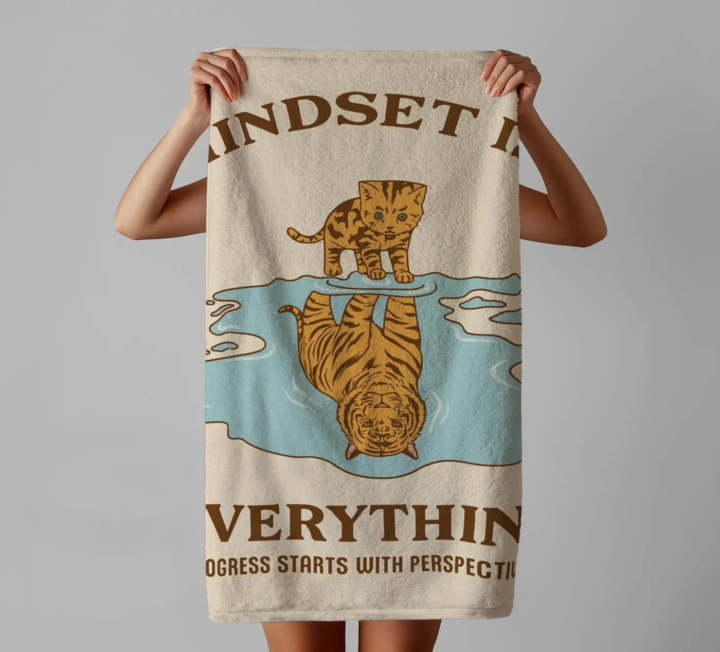 progress start with perspective towel by rapunsell