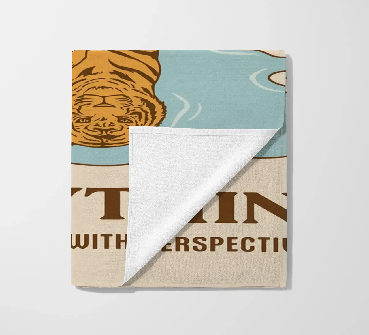 progress start with perspective strandhanddoek van rapunsell