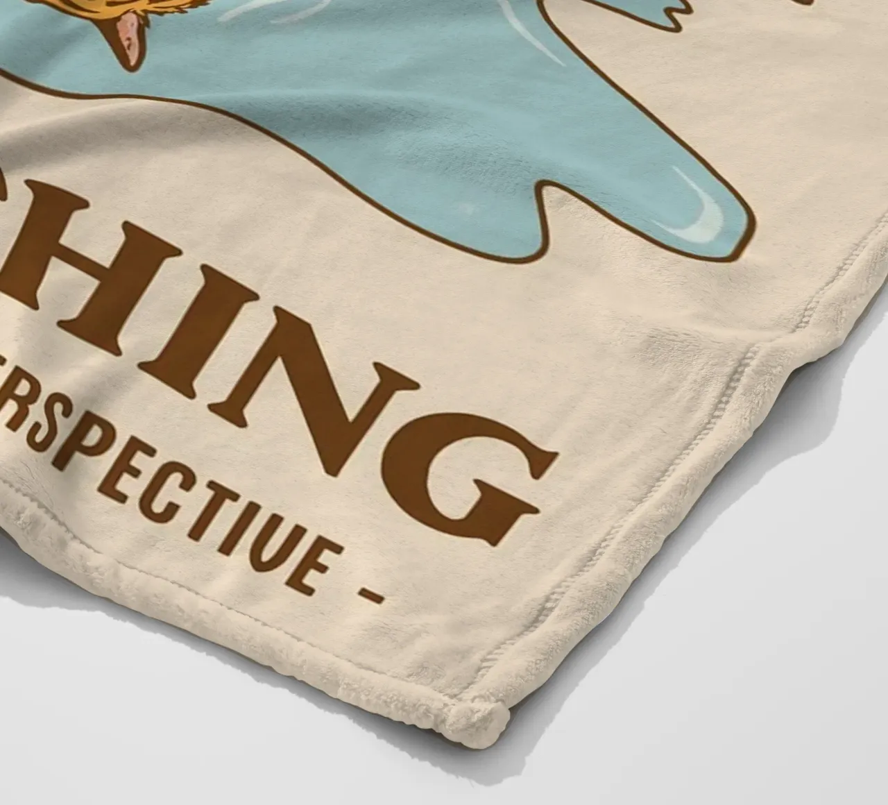 Fortschritt beginnt mit Perspektive Fleecedecke von rapunsell