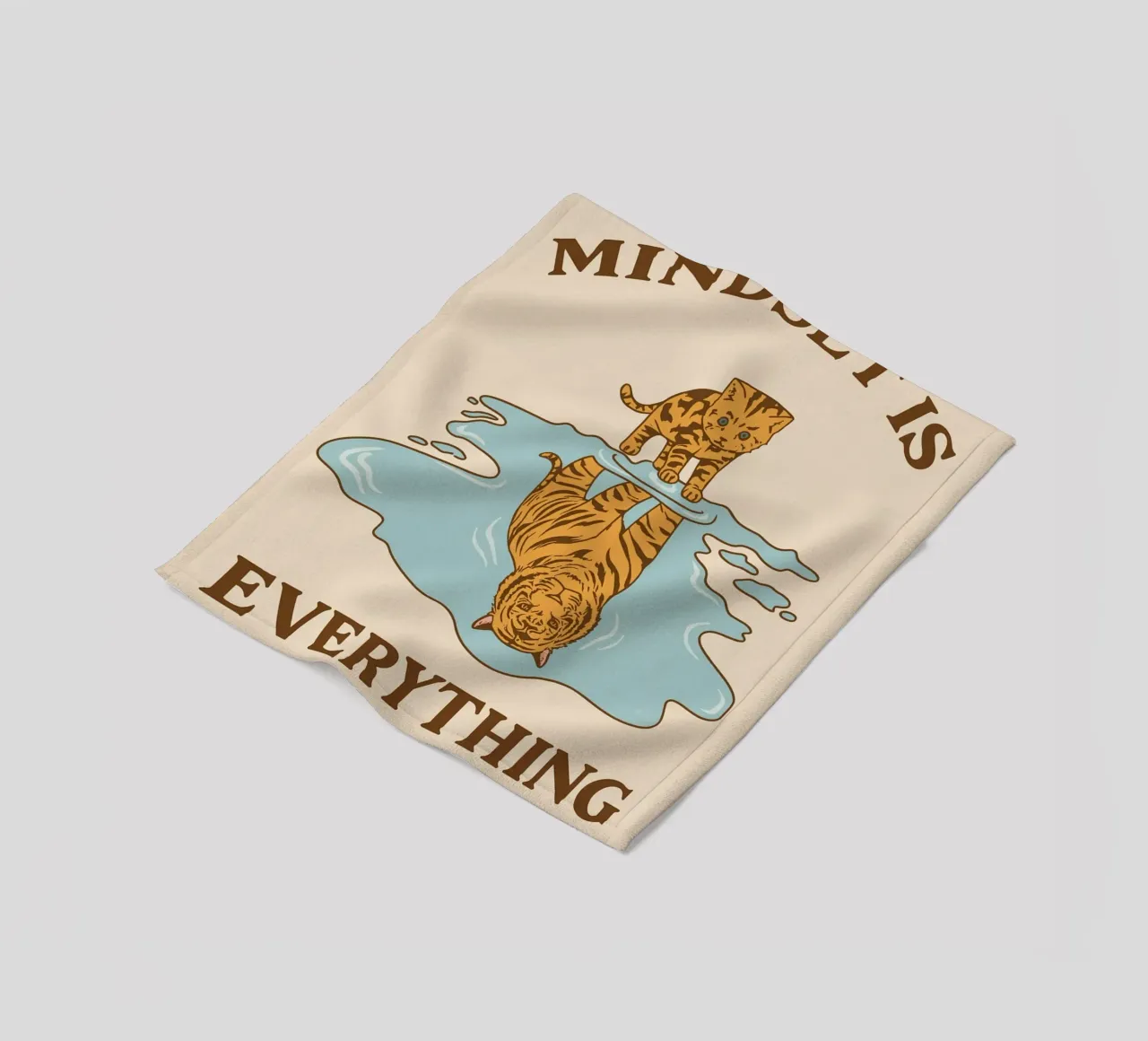 Fortschritt beginnt mit Perspektive Fleecedecke von rapunsell