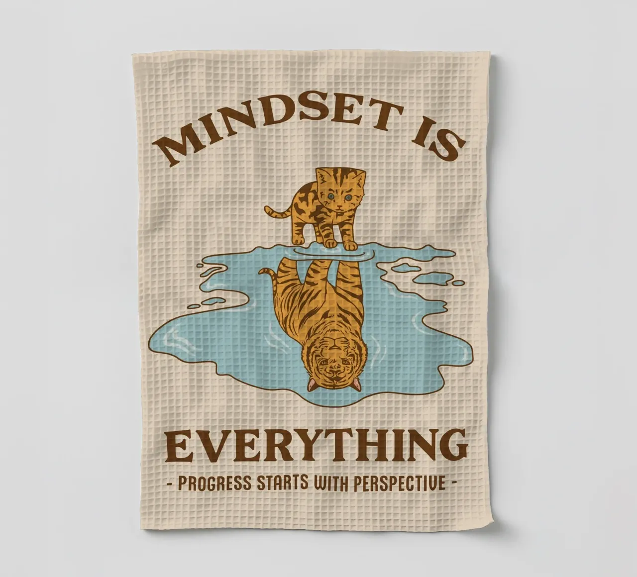 le progrès commence par la perspective torchon de rapunsell