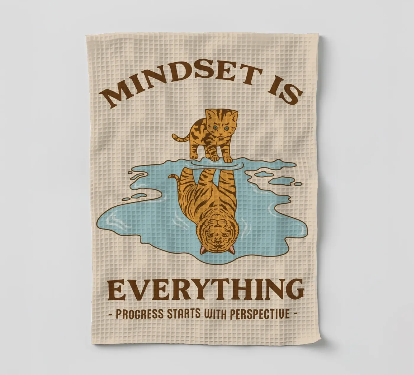 progress start with perspective Geschirrtuch von rapunsell