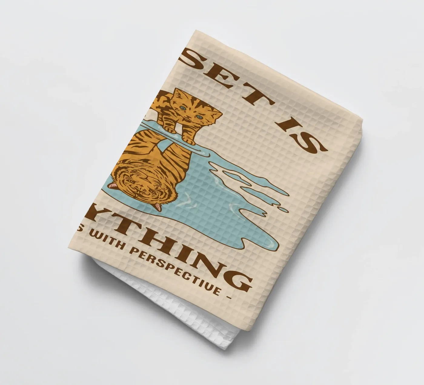 progress start with perspective Geschirrtuch von rapunsell