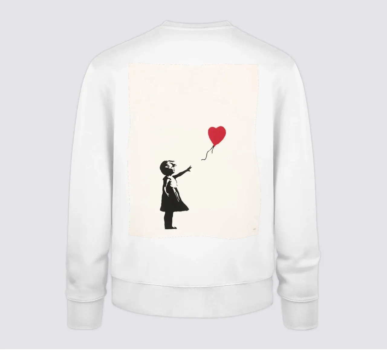 Girl With Balloon sweatshirt by Harmony Gallery