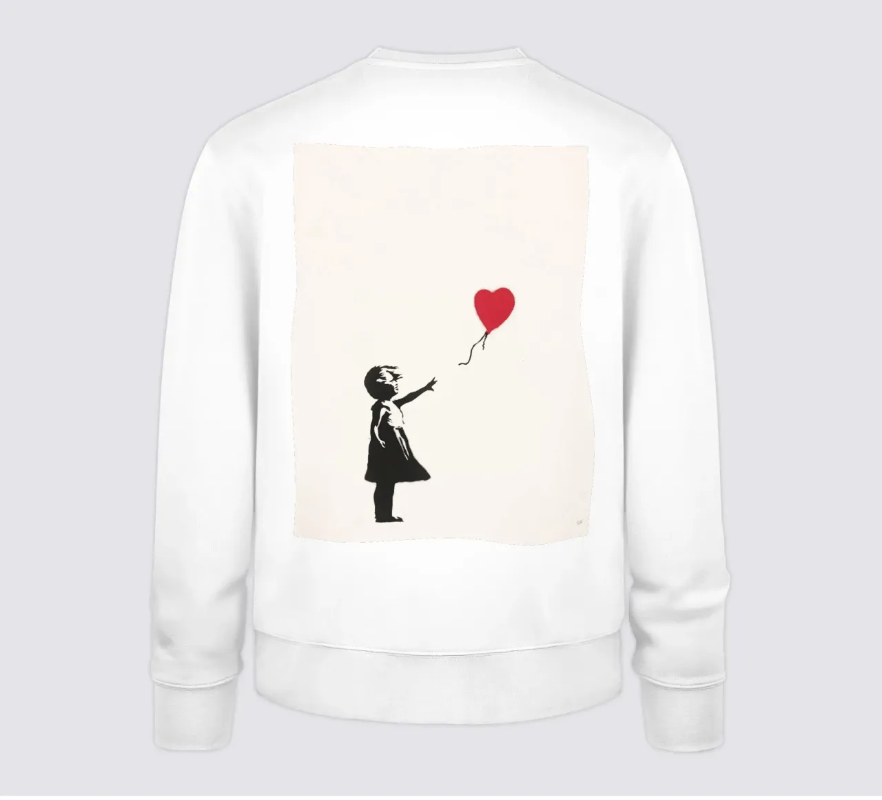 Ragazza con palloncino felpa da Harmony Gallery