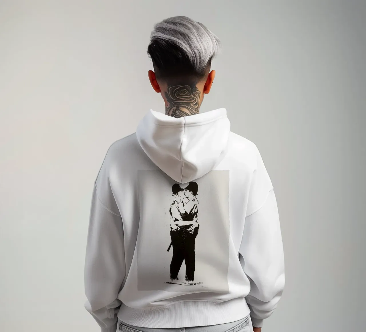 Baciare i peperoni felpa con cappuccio da Harmony Gallery