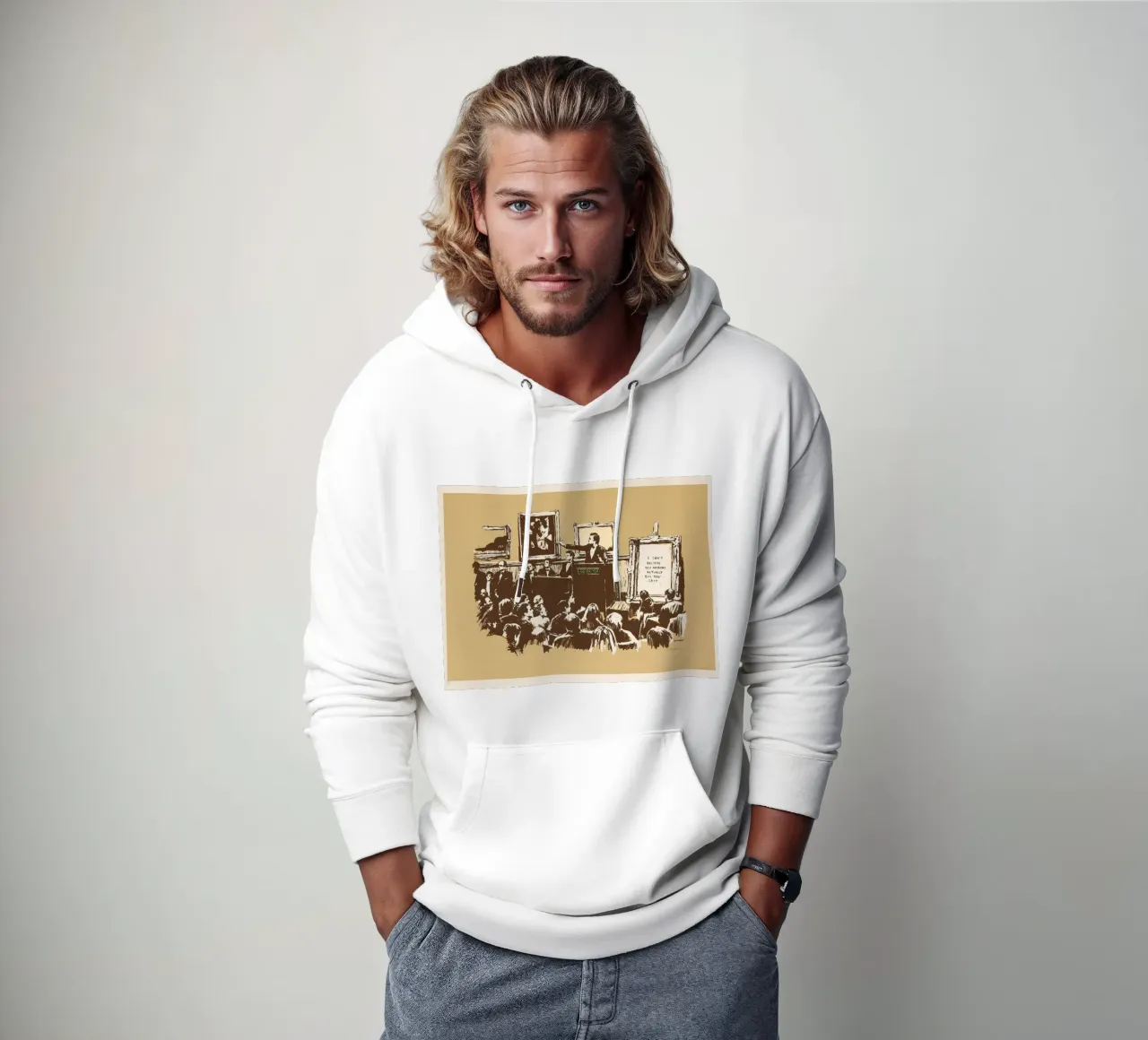 Idioti felpa con cappuccio da Harmony Gallery