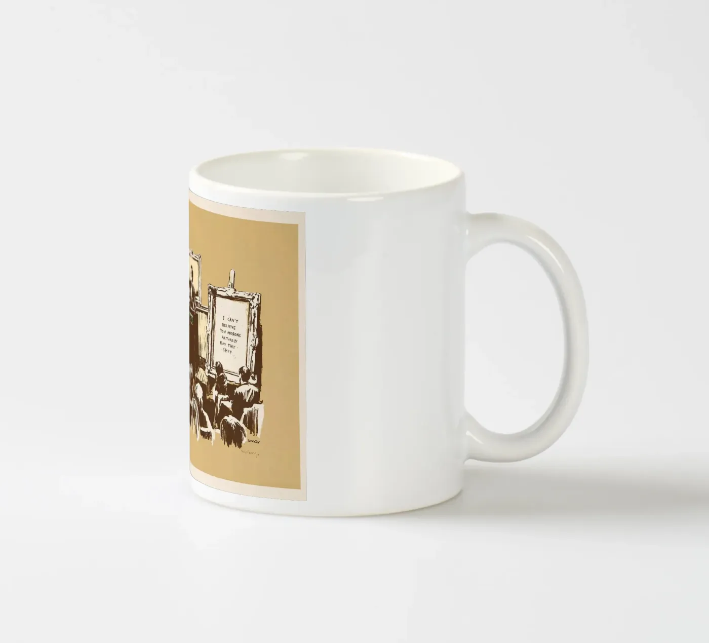 Morons ceramic mug by Harmony Gallery