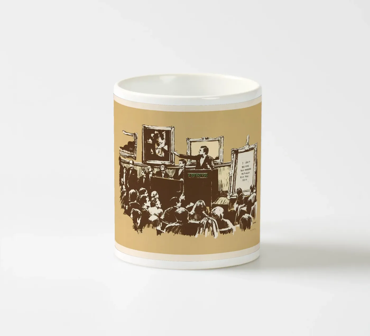 Morons ceramic mug by Harmony Gallery