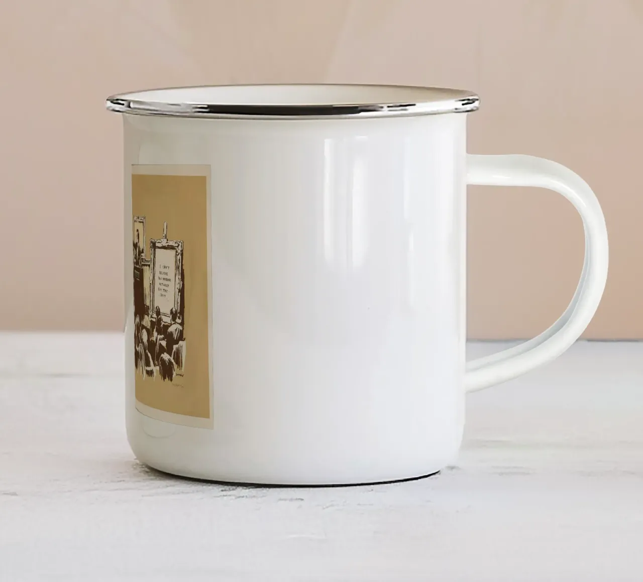 Idioti tazza in smalto da Harmony Gallery