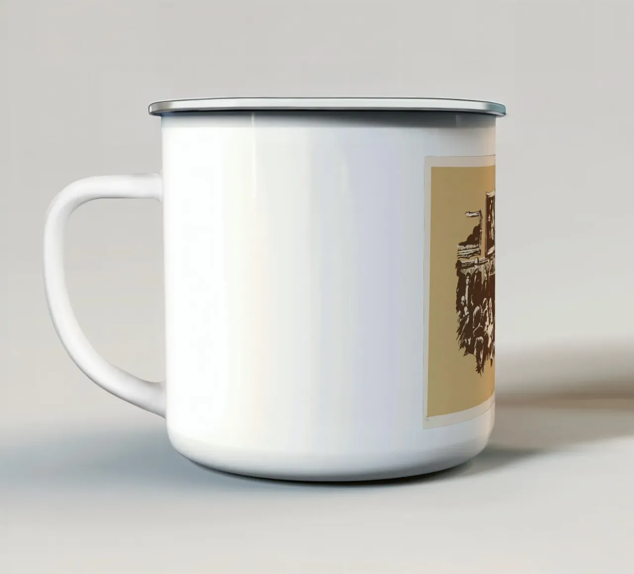 Idioti tazza in smalto da Harmony Gallery