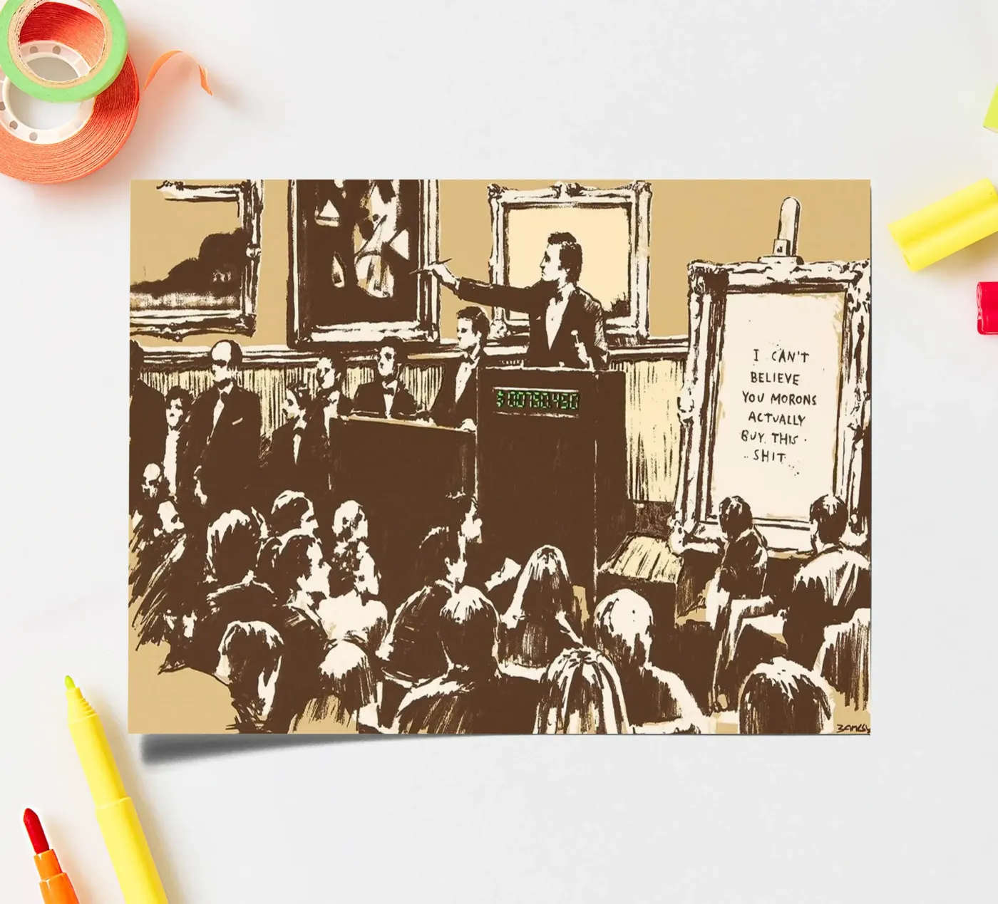 Morons sticker sheet by Harmony Gallery