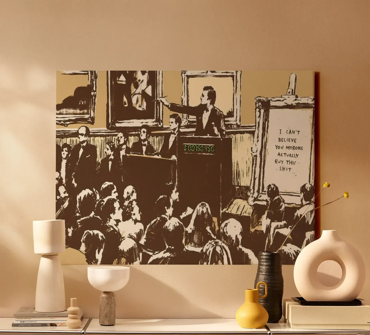 Morons canvas by Harmony Gallery