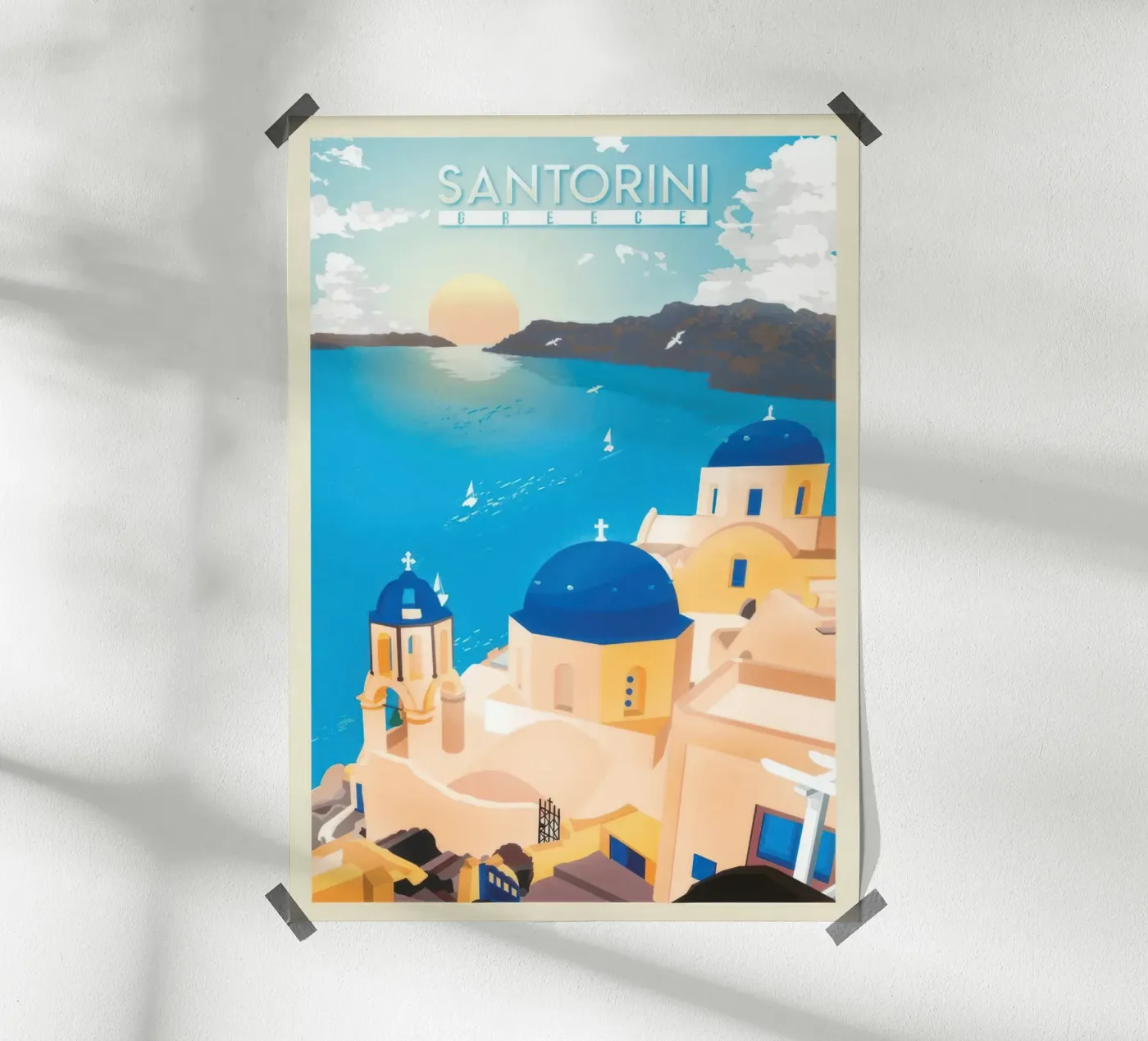 SANTORINI poster da TRaveler