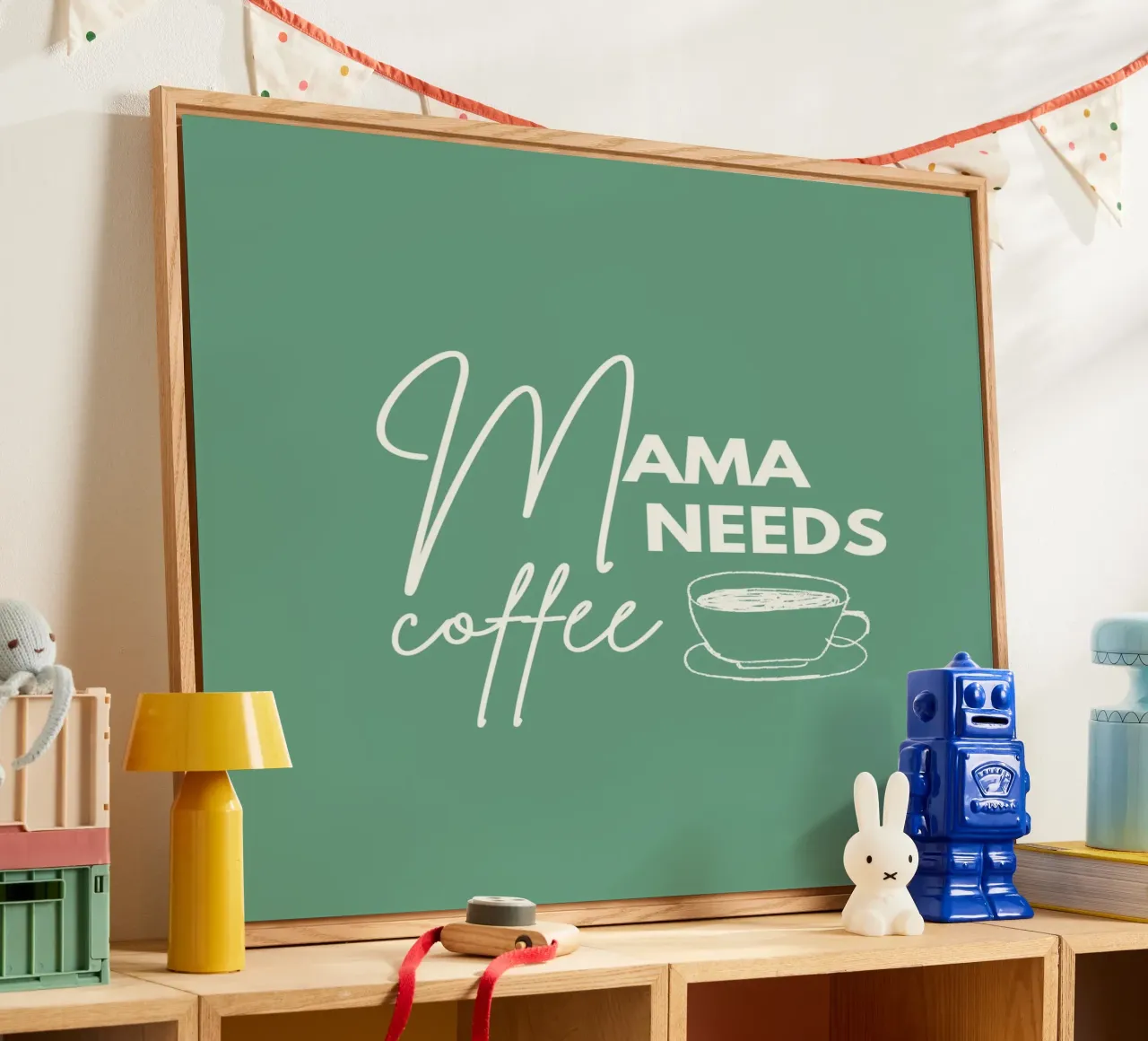 MAMA NEEDS COFFEE plexiglass da COFFEE CLUB
