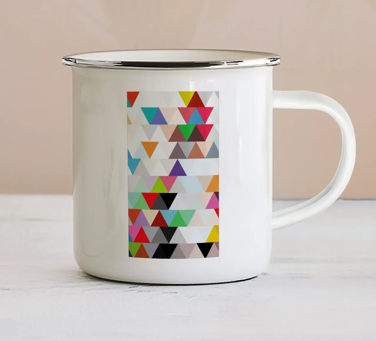 Apartment 01 enamel mug by Three Of The Possessed