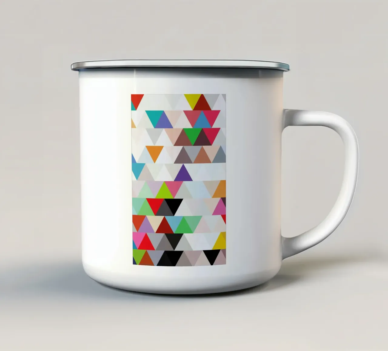 Apartment 01 enamel mug by Three Of The Possessed