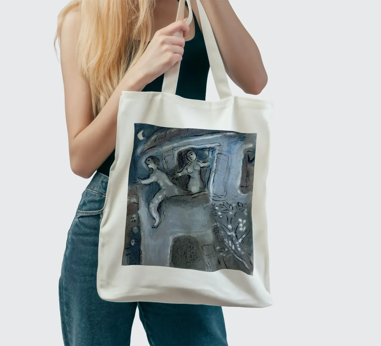 Davide e Michal borsa in juta da Harmony Gallery