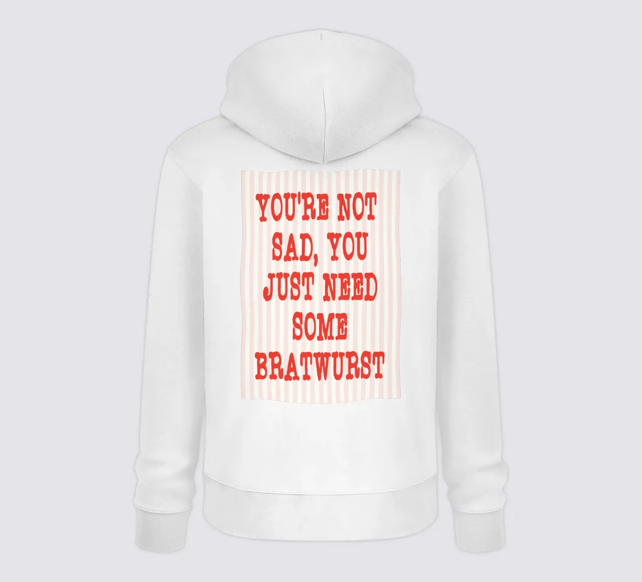 non sei triste felpa con cappuccio da rapunsell