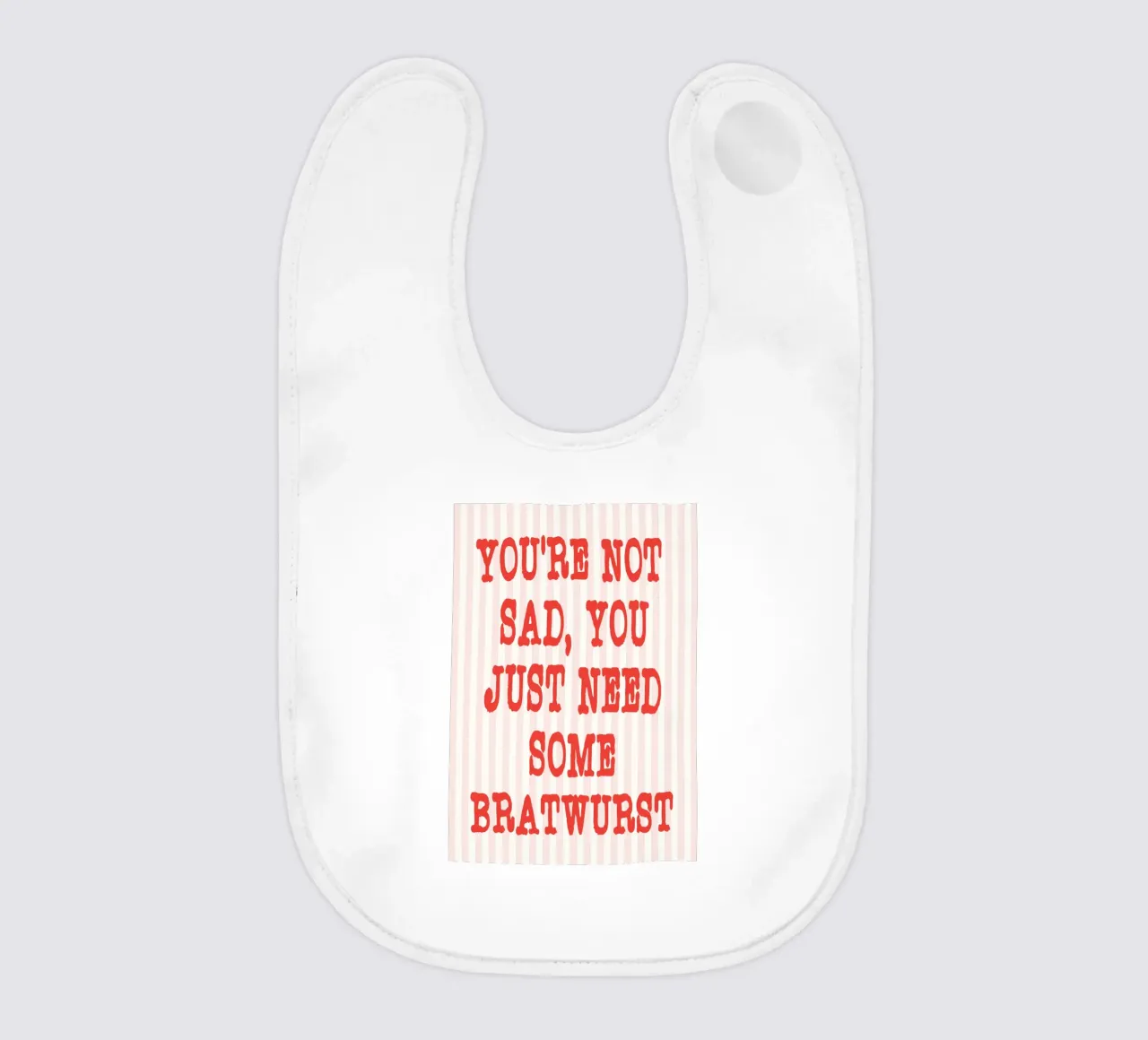 non sei triste bavaglino da rapunsell