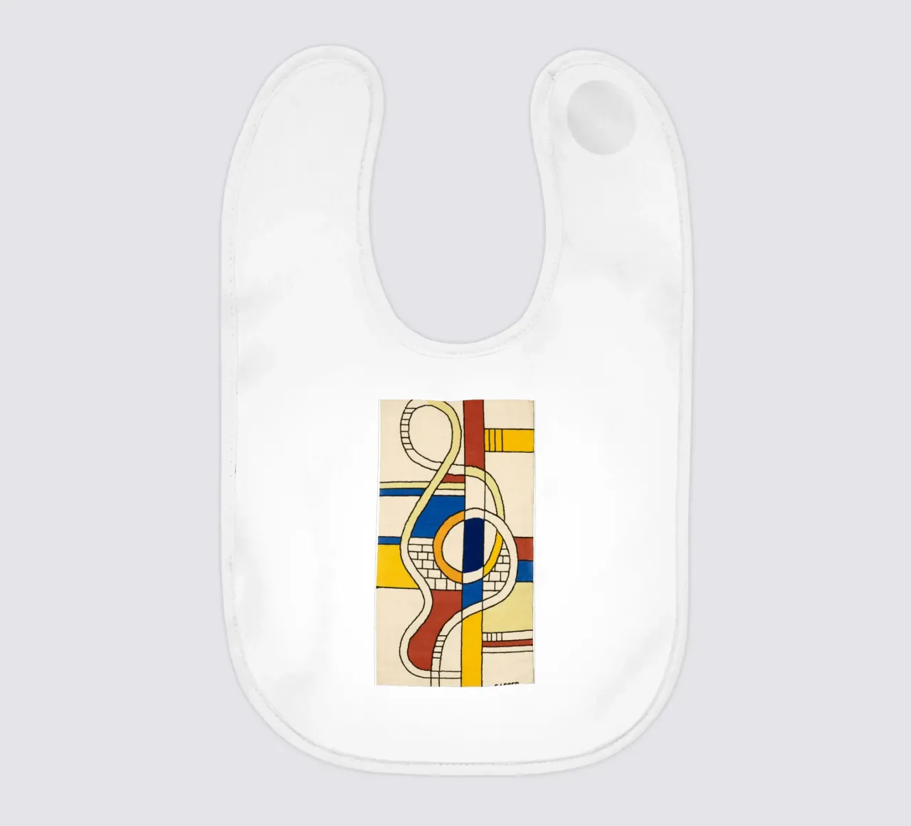 Composition abstraite bavoir de Harmony Gallery